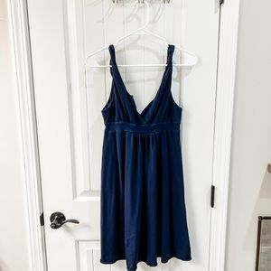 J. Crew Navy Strappy Tank Top Sun Dress Size Medium